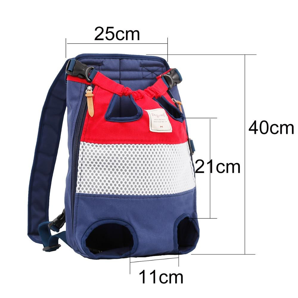 French Bulldog carrier front pack​ size