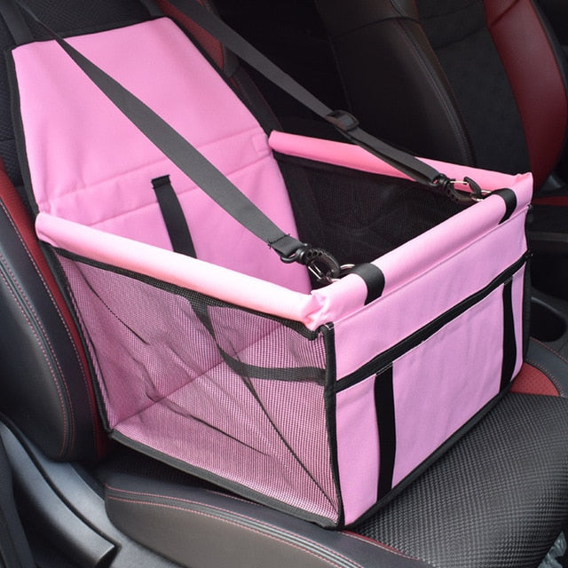 French Bulldog seat cover with straps
