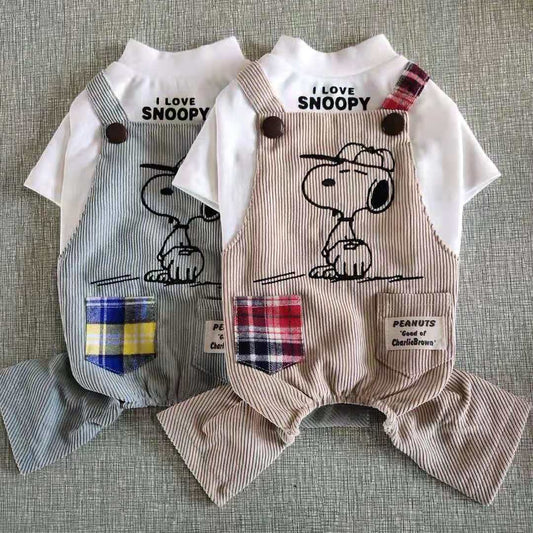 French Bulldog snoopy jumpsuit