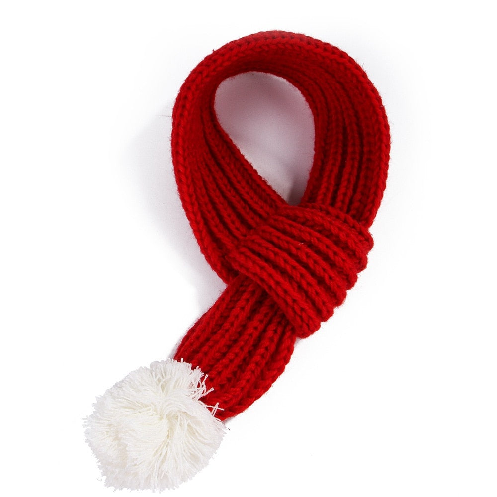 French bulldog Christmas Knit Scarf
