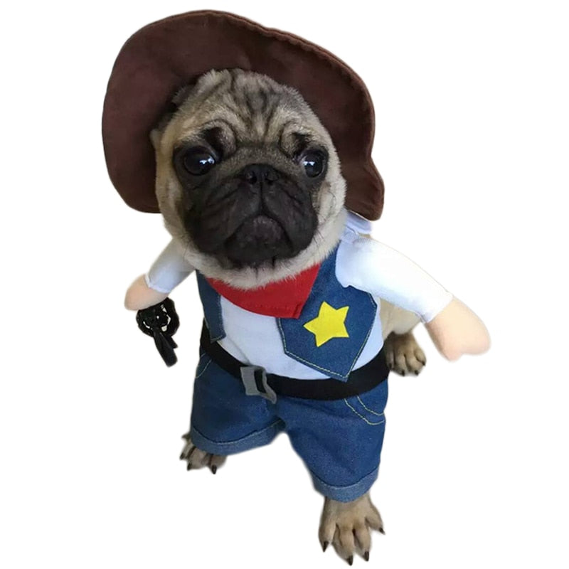 French bulldog cowboy  Halloween Costume