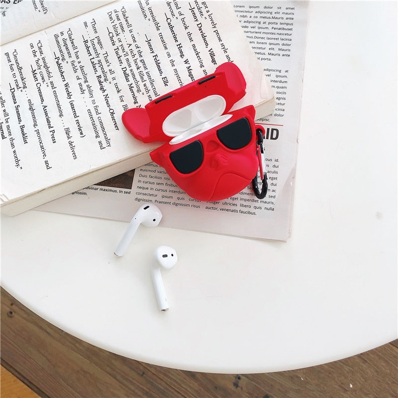 Frenchie AirPod Case with Clip