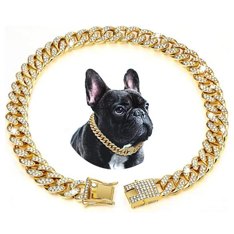 Stylish French Bulldog Cuban Chain Necklace - Main Image