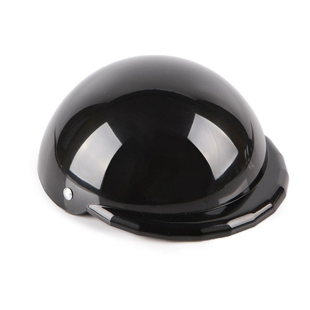 french motorcycle helmets Dog Motorcycle Cap Plastic Helmet Black / L Diameter 15CM