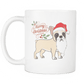 Merry christmas - Mug - Frenchie Bulldog Shop
