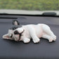 Artistic-Sleeping-Frenchie-Car-Interior-Decor-Show-off-Your-Canine-Love-www.frenchie.shop