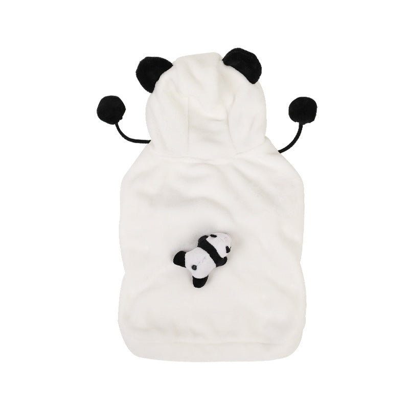 Panda French Bulldog Winter Hoodie (WJ10) - Frenchie Bulldog Shop