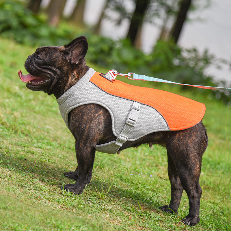 Reflective cooling vest for dogs