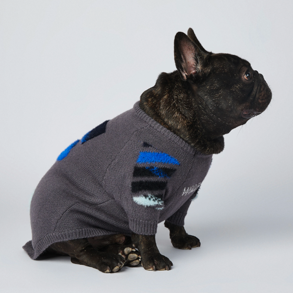 Frenchup™ - Frenchie Woof Winter Sweater V2 - Frenchie Bulldog Shop