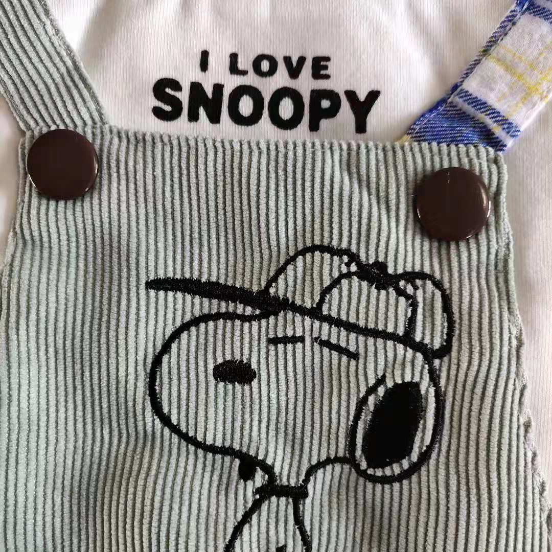 Stylish Snoopy Jumpsuit for French Bulldog 