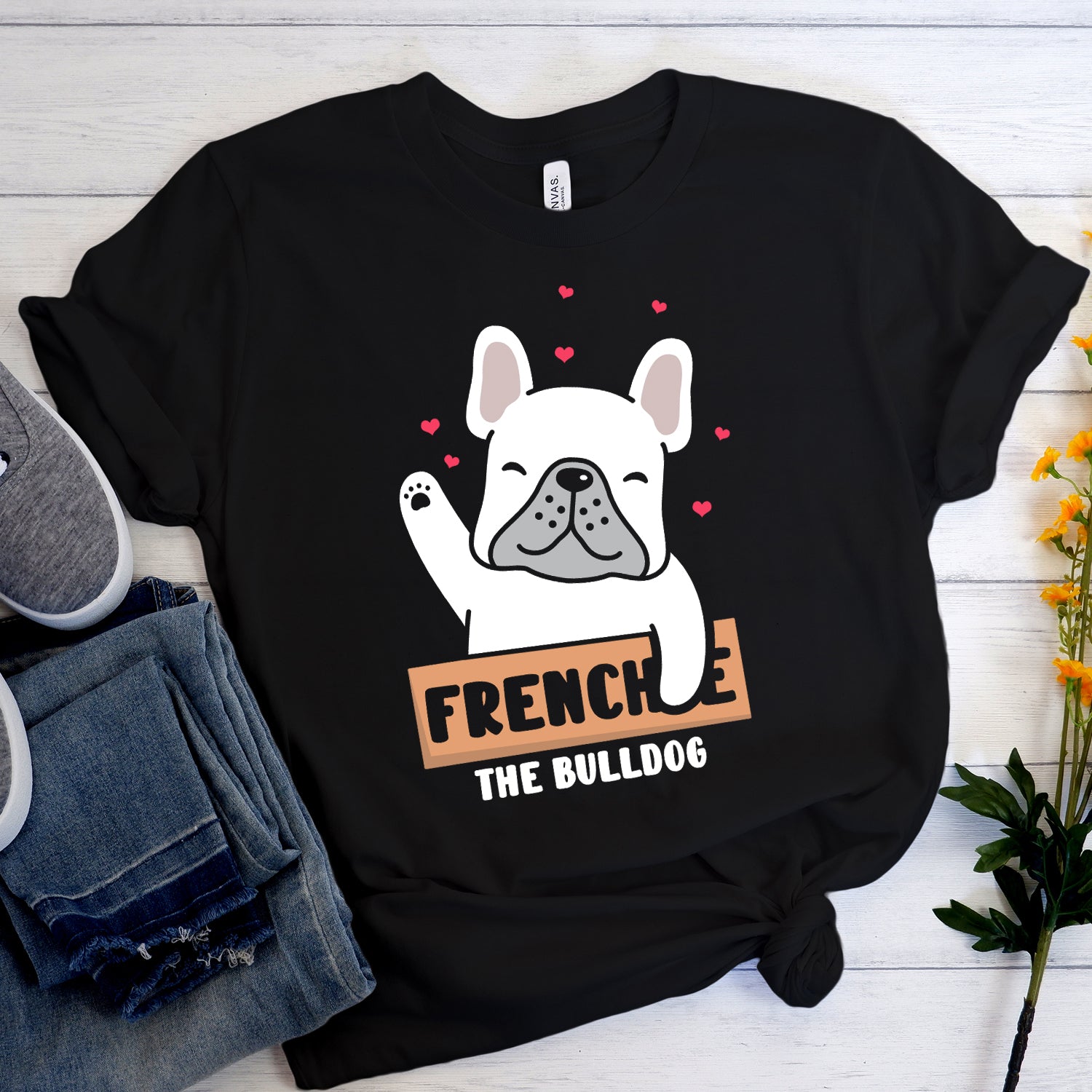 french bulldog tshirt