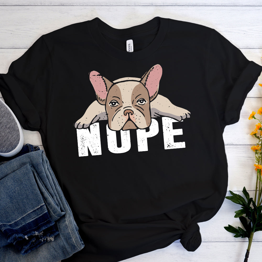 Nope - Short-Sleeve Unisex T-Shirt - Frenchie Bulldog Shop