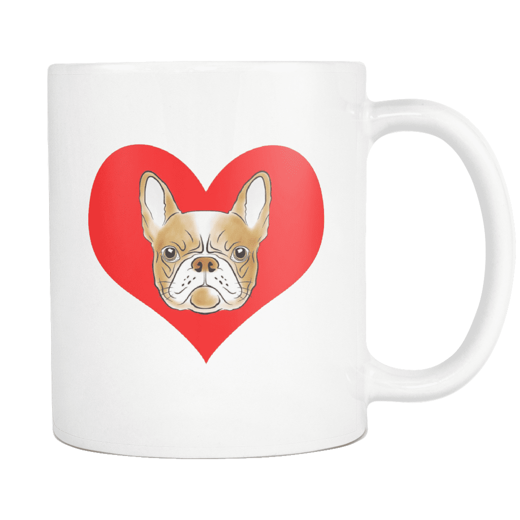 Frenchie Love - Mug - Frenchie Bulldog Shop