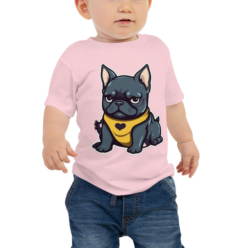 French Bulldog Baby T-Shirt - Adorable and Comfortable Apparel for Frenchie Fans