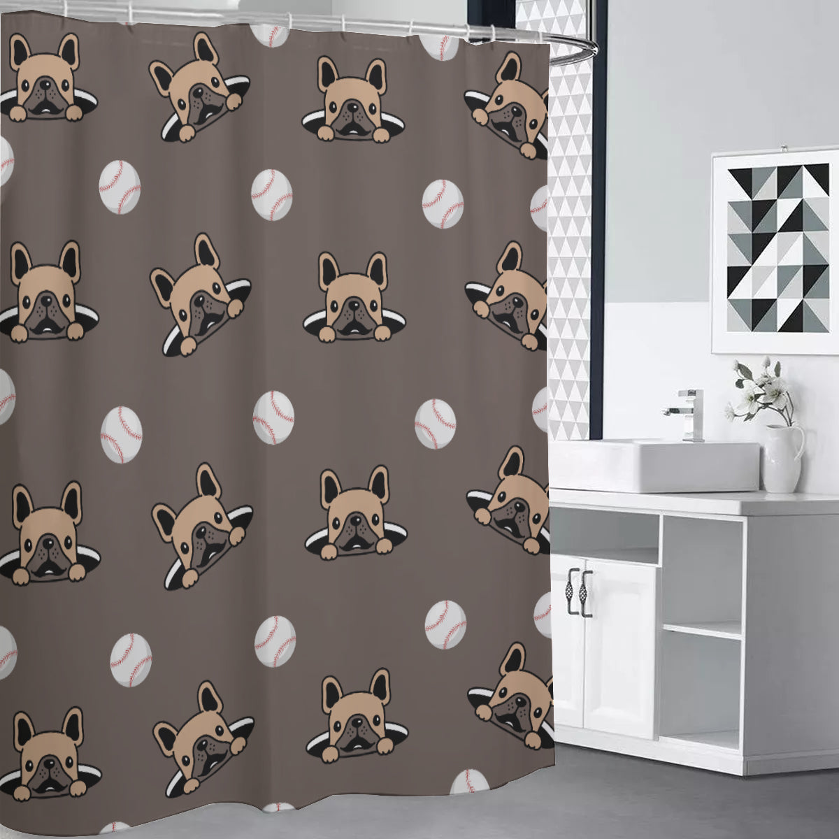 MAC - Shower Curtains - Frenchie Bulldog Shop