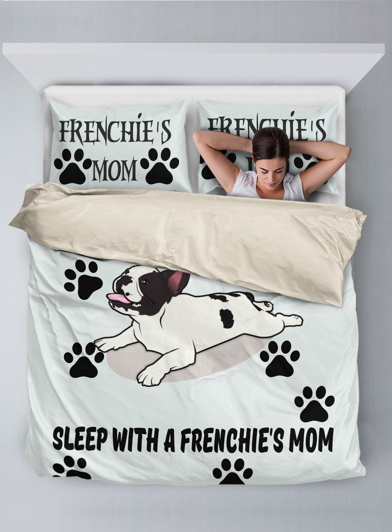 Feel safe at night - Bed sheet - Frenchie Bulldog Shop