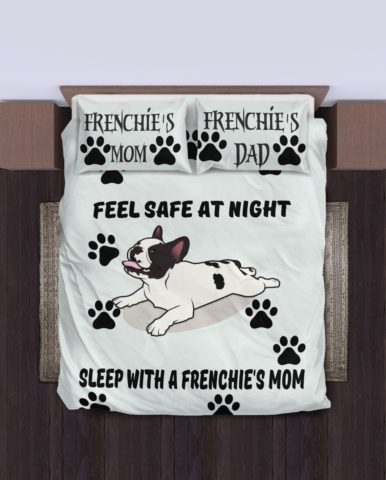Feel safe at night - Bed sheet - Frenchie Bulldog Shop