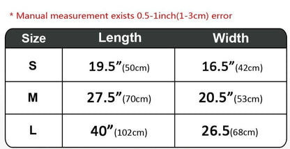 best cooling mat for French bulldog size chart