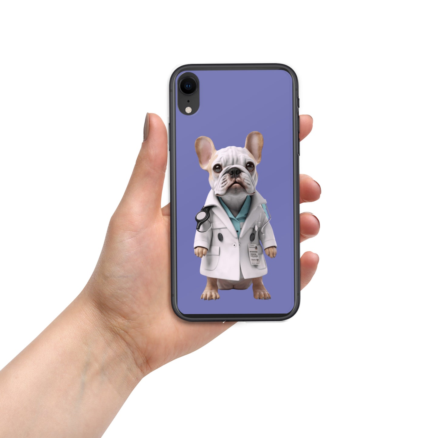 Frenchie the Doctor iPhone Case | Protective and Stylish
