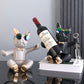 Frenchie Statue Wine Rack Corkscrew Wine Opener - french bulldog shop