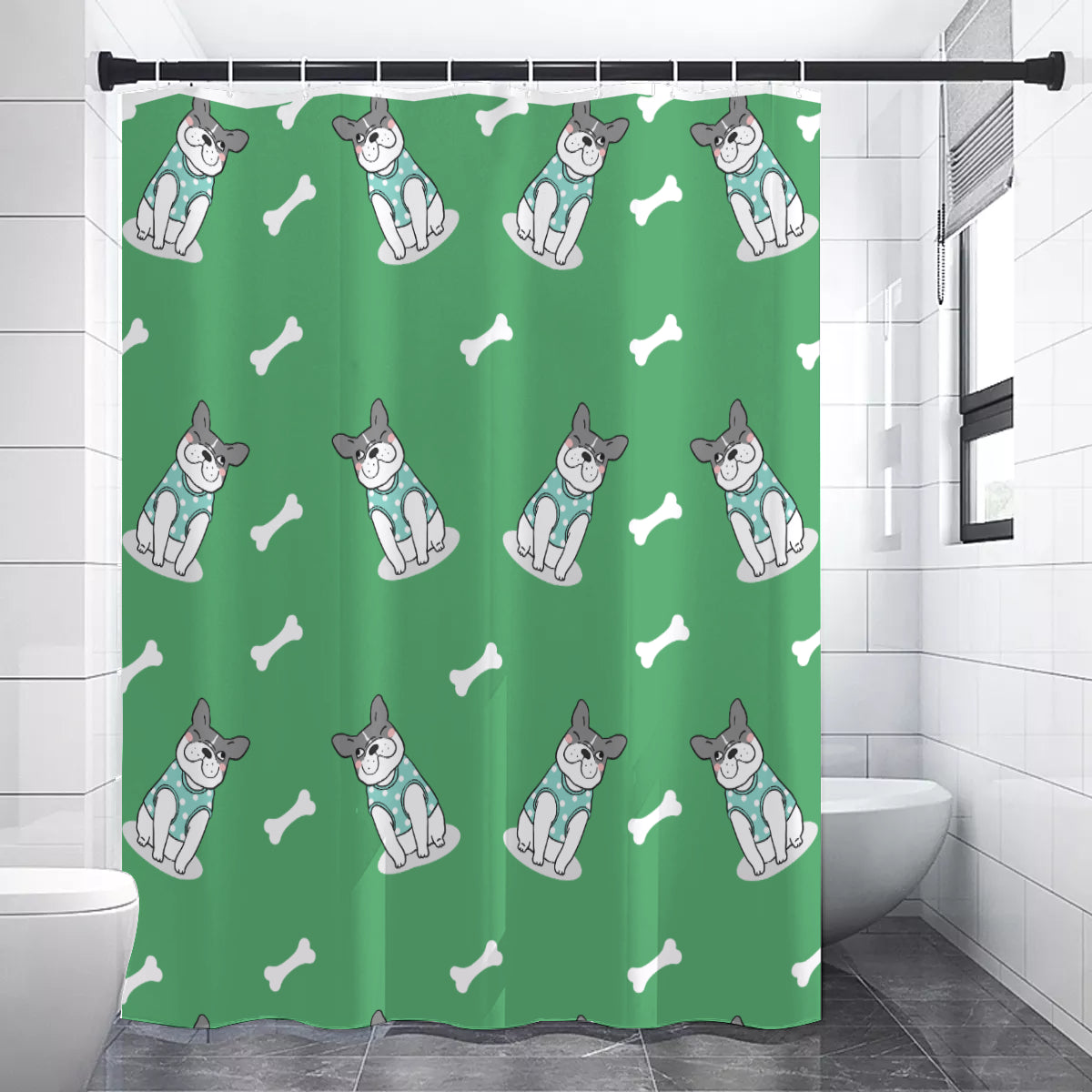 ZEUS - Shower Curtains - Frenchie Bulldog Shop