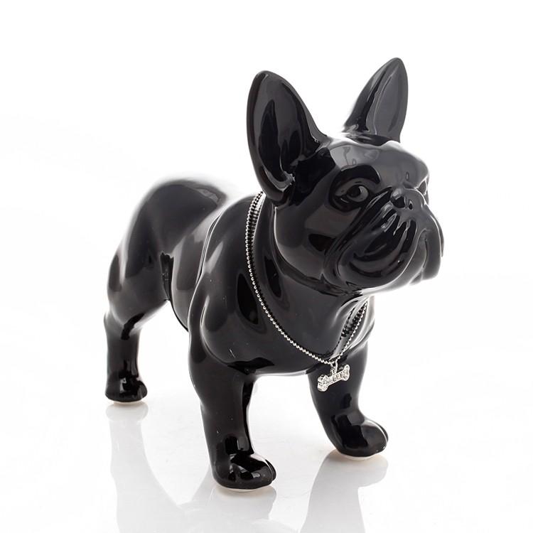 french bulldog Ceramic statue 