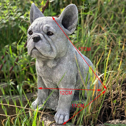 french bulldog sculpture decor