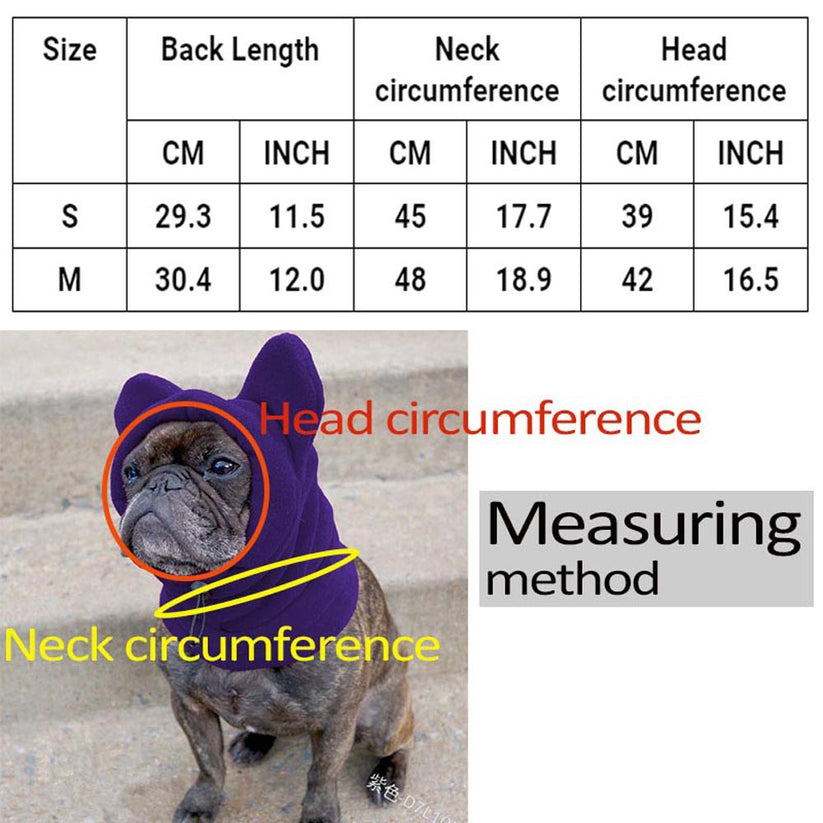 French Bulldog Soft Fleece Winter Hat
