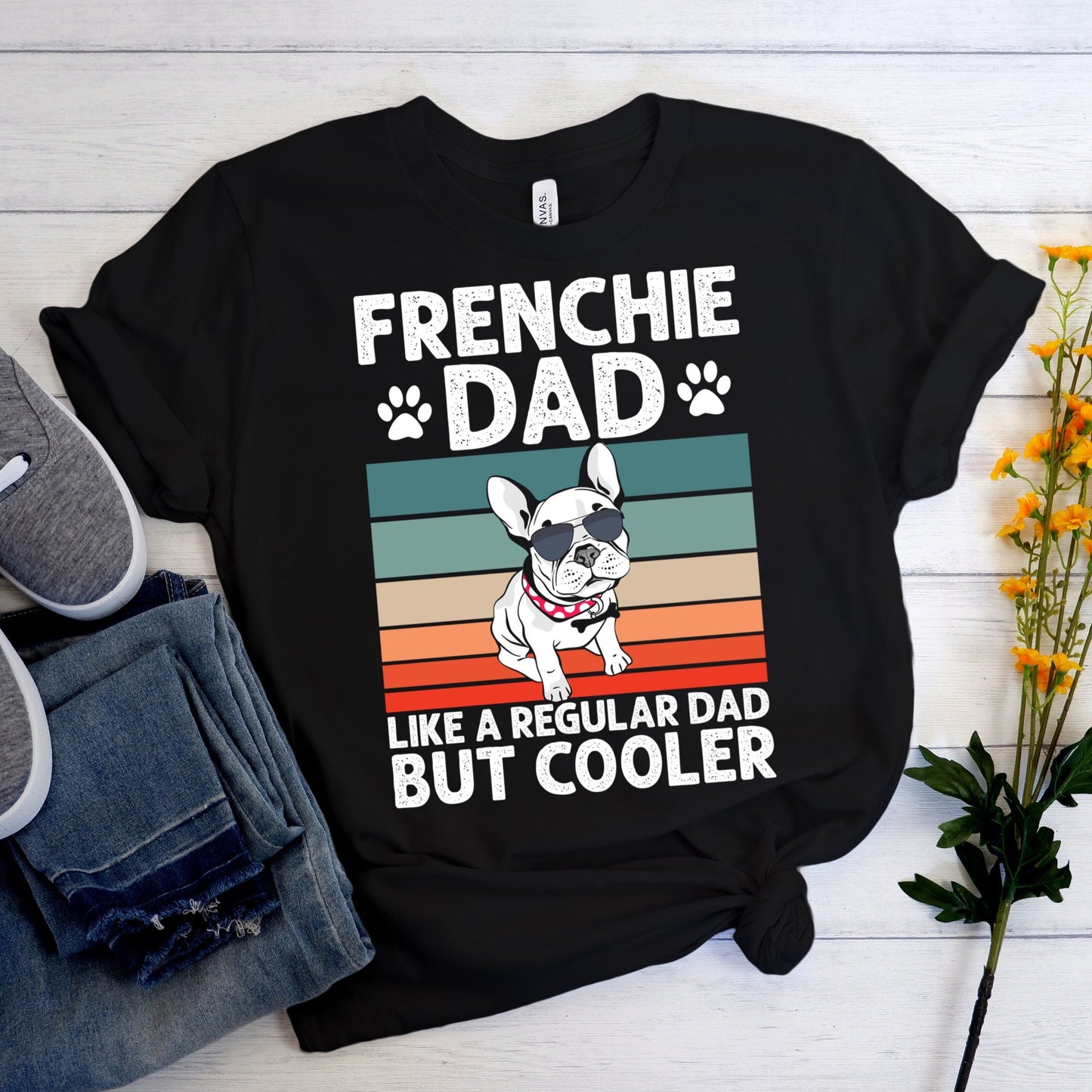 Frenchie Dad - Unisex T-Shirt - Frenchie Bulldog Shop