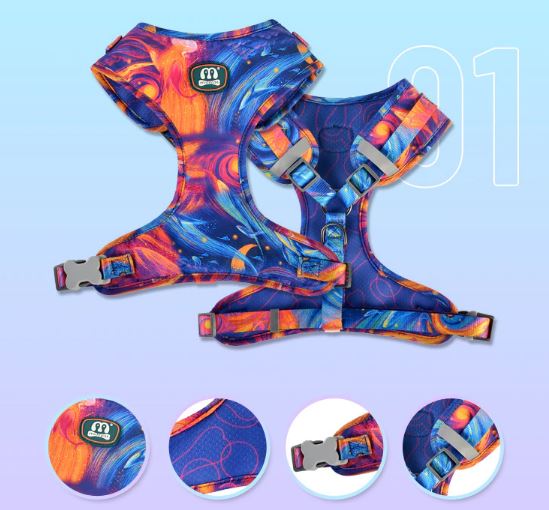 Frenchzen™ - Reflective French Bulldog Harness (WK722) - Frenchie Bulldog Shop