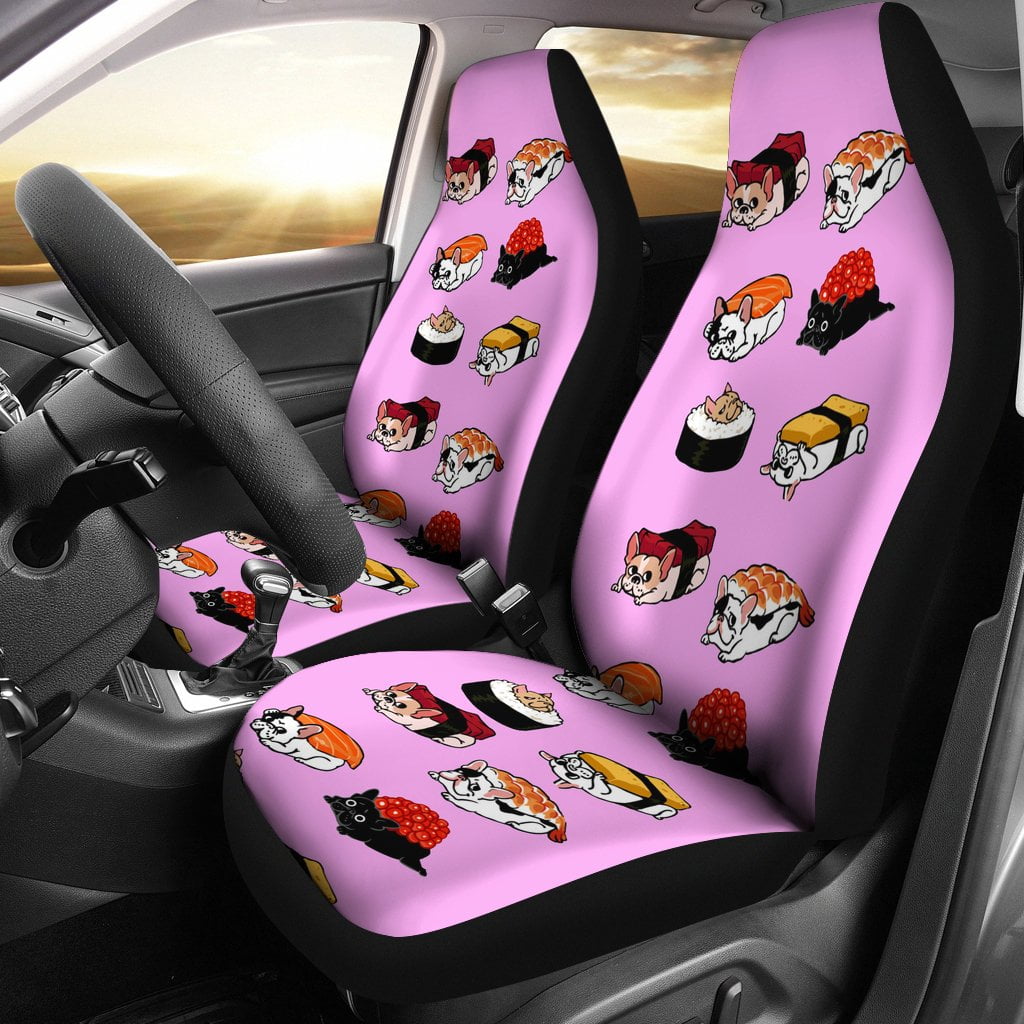Frenchie Sushi - Car Seat covers - Frenchie Bulldog Shop