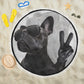 Cool Frenchie - French Bulldog Beach Blanket - Frenchie Bulldog Shop
