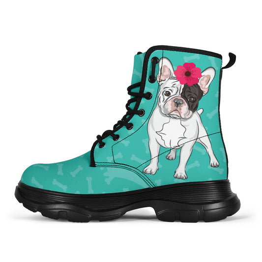 Mary chunky boots - Frenchie Bulldog Shop