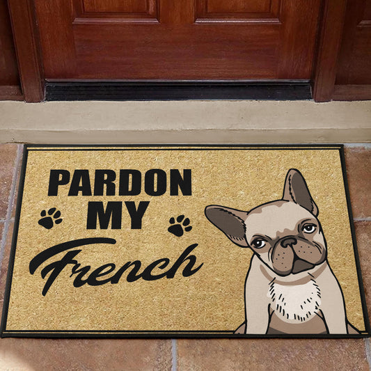 Pardon My French - Doormat - Frenchie Bulldog Shop
