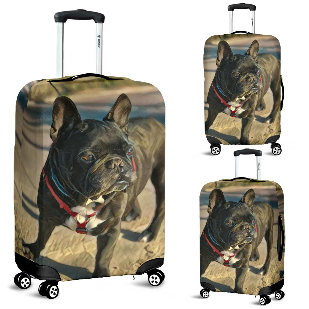 Custom Frenchie Luggage - Frenchie Bulldog Shop