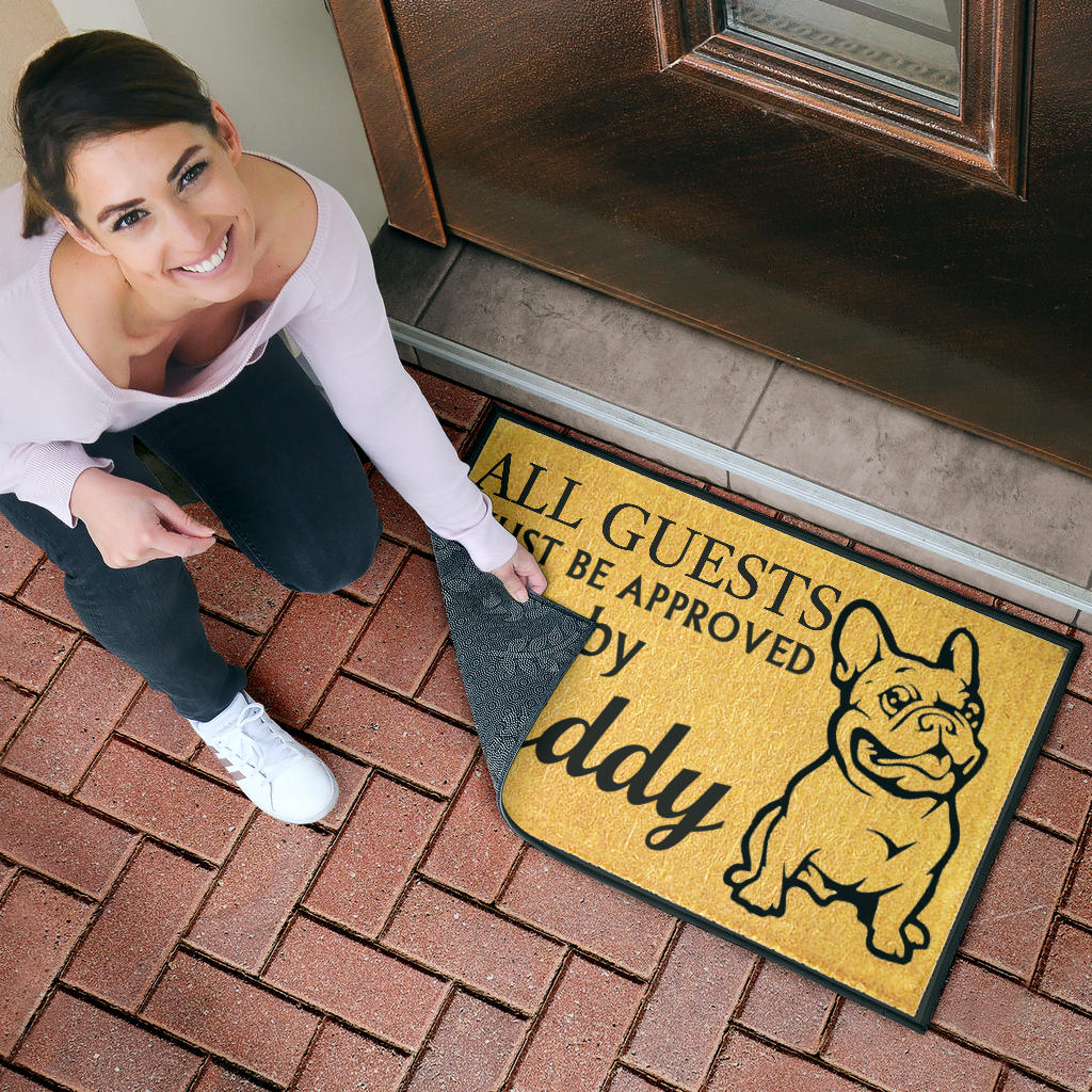 Must be Approved - Custom DoorMat - Frenchie Bulldog Shop