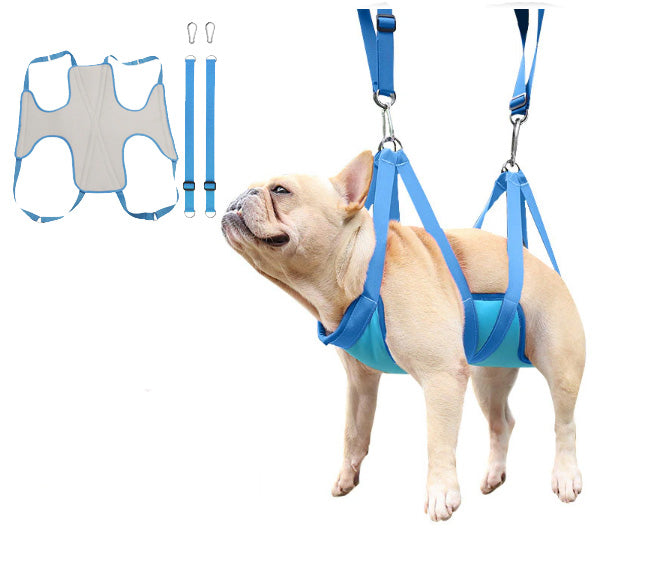 Easy-Nail-Trimming-Frenchie-Grooming-Hammock – Convenient-Pet-Care-Frenchie.shop