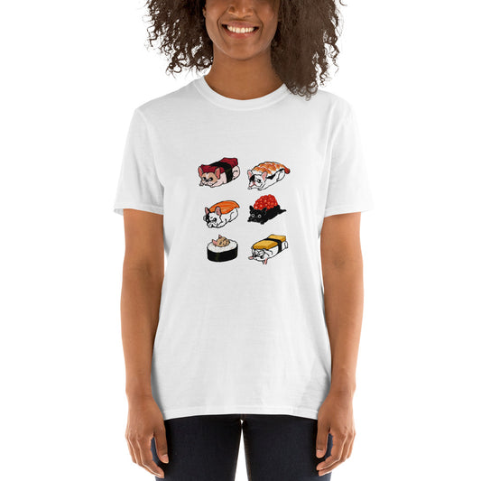 Frenchie Sushi - T-Shirt for men and women - Frenchie Bulldog Shop