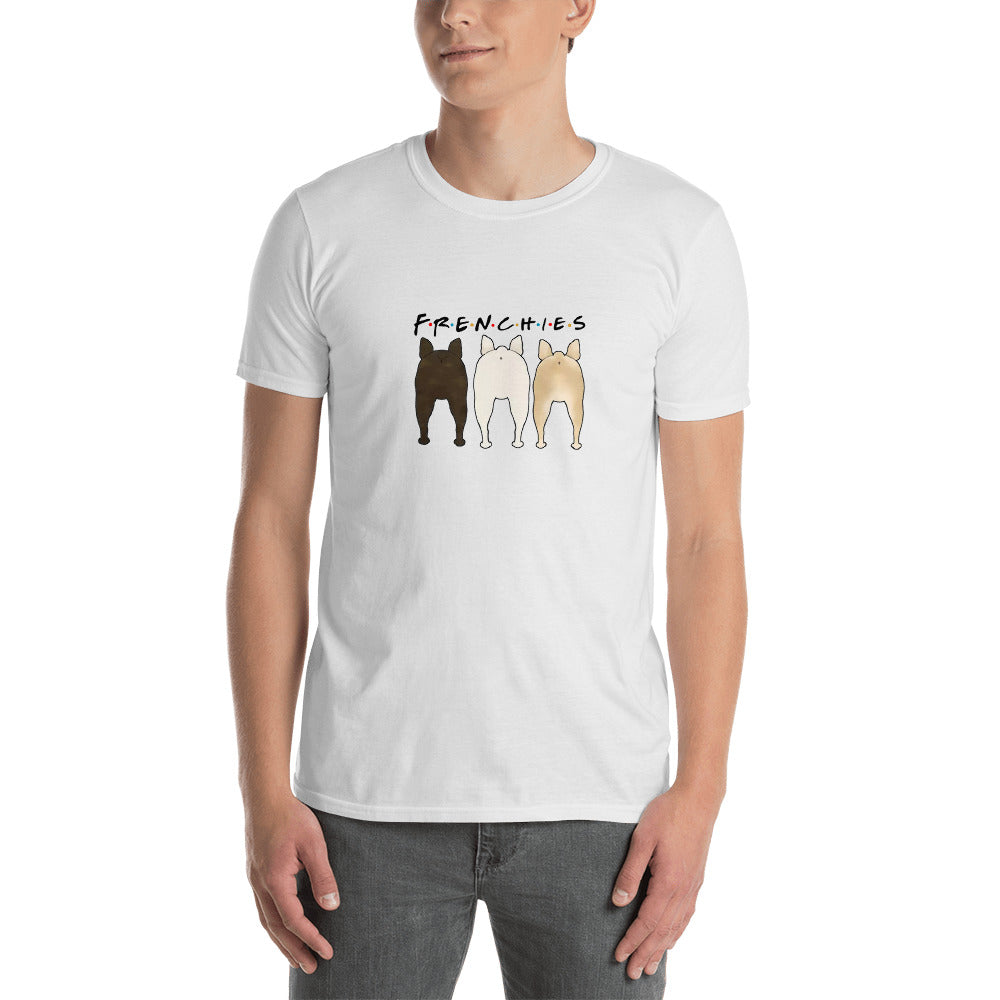 Frenchies butt - T-Shirt for men and women - Frenchie Bulldog Shop
