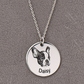 Custom pet Necklace - Frenchie Bulldog Shop