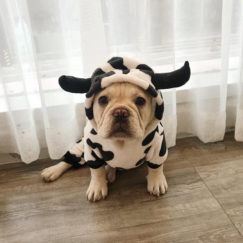 i'm a cow -  French Bulldog Jumpsuit - frenchie Shop