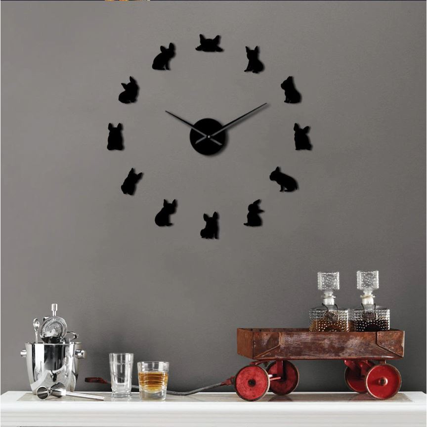 The Frenchie Clock - (WS77) - Frenchie Bulldog Shop
