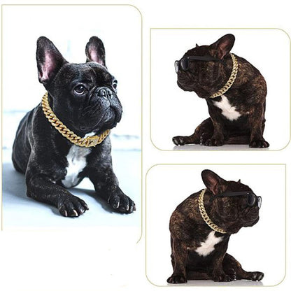 Frenchie Cuban Diamond Necklace Chain - Frenchie Bulldog Shop