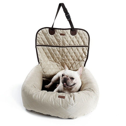 Safetify TM :  2 In 1 Pet Seat Cover and Bed