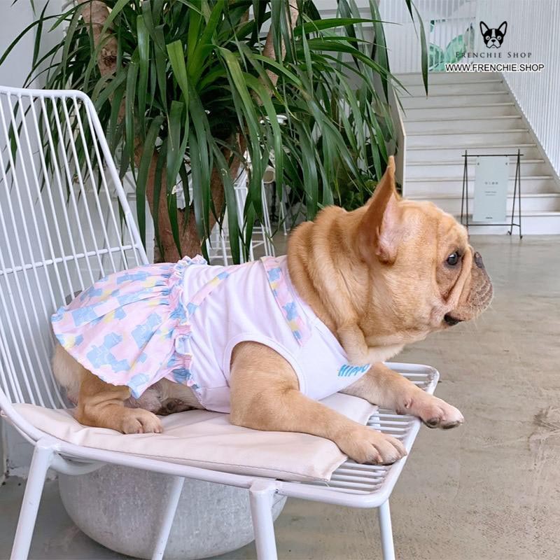 Frenchie Cute Skirt Summer Clothes (W304) - Frenchie Bulldog Shop