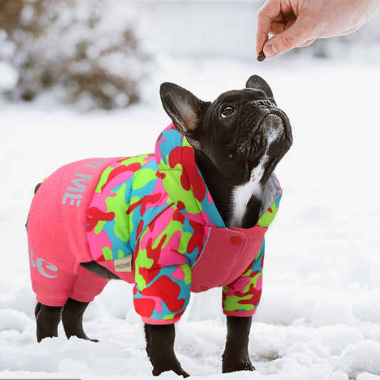 Warm Winter Jumpsuits for French Bulldog (WS302) - Frenchie Bulldog Shop