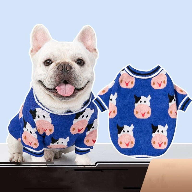 Winter Sweater for French Bulldog (WS301) - Frenchie Bulldog Shop