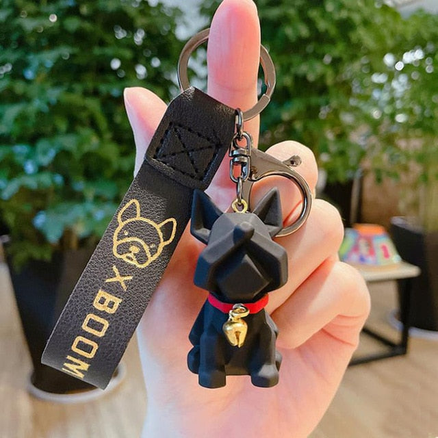 Cute and Stylish LV French Bulldog Keychain Doll.