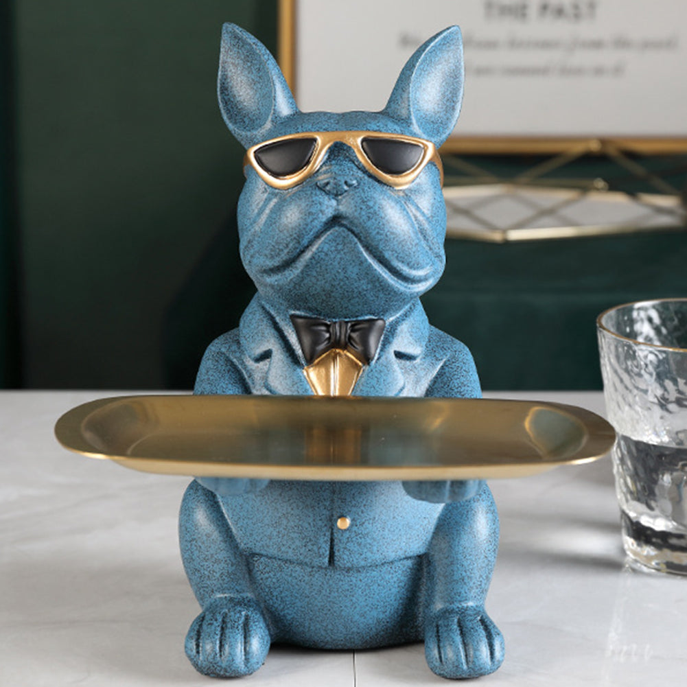 Decorella™ - French Bulldog Statue Storage Tray - Frenchie Bulldog Shop