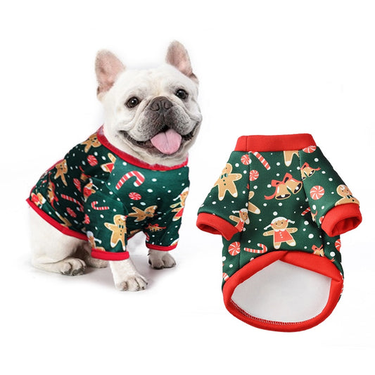 Christmas Time French Bulldog Dress (WS981) - Frenchie Bulldog Shop